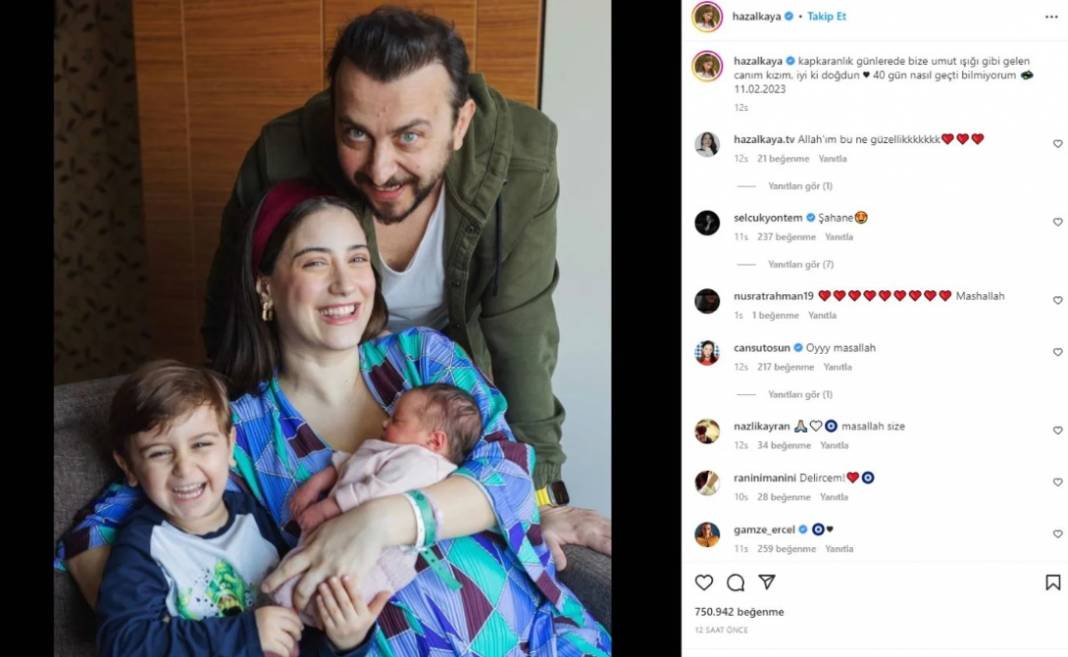 Hazal Kaya'dan aile pozu: O anları sosyal medyada paylaştı, beğeni yağdı 2